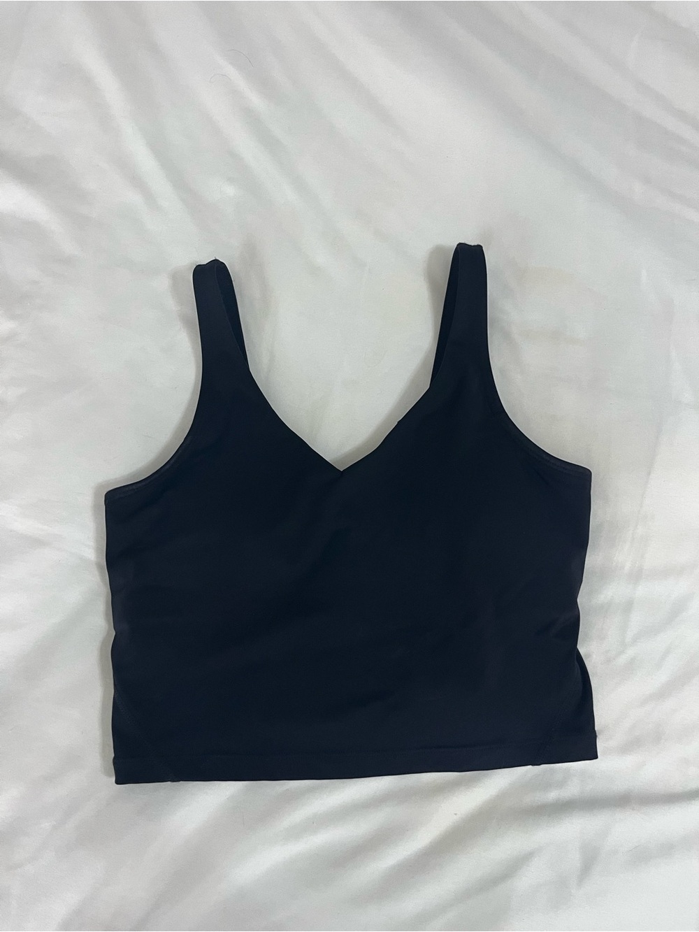Women's Black Tank Top/Bra V-Neck